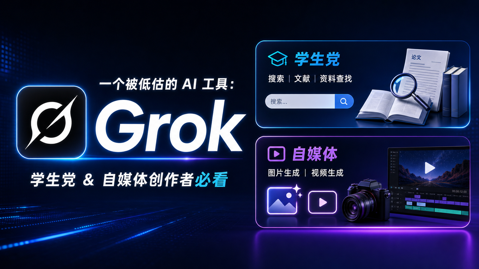 一个被低估的 AI 工具：Grok，学生党和自媒体创作者必看