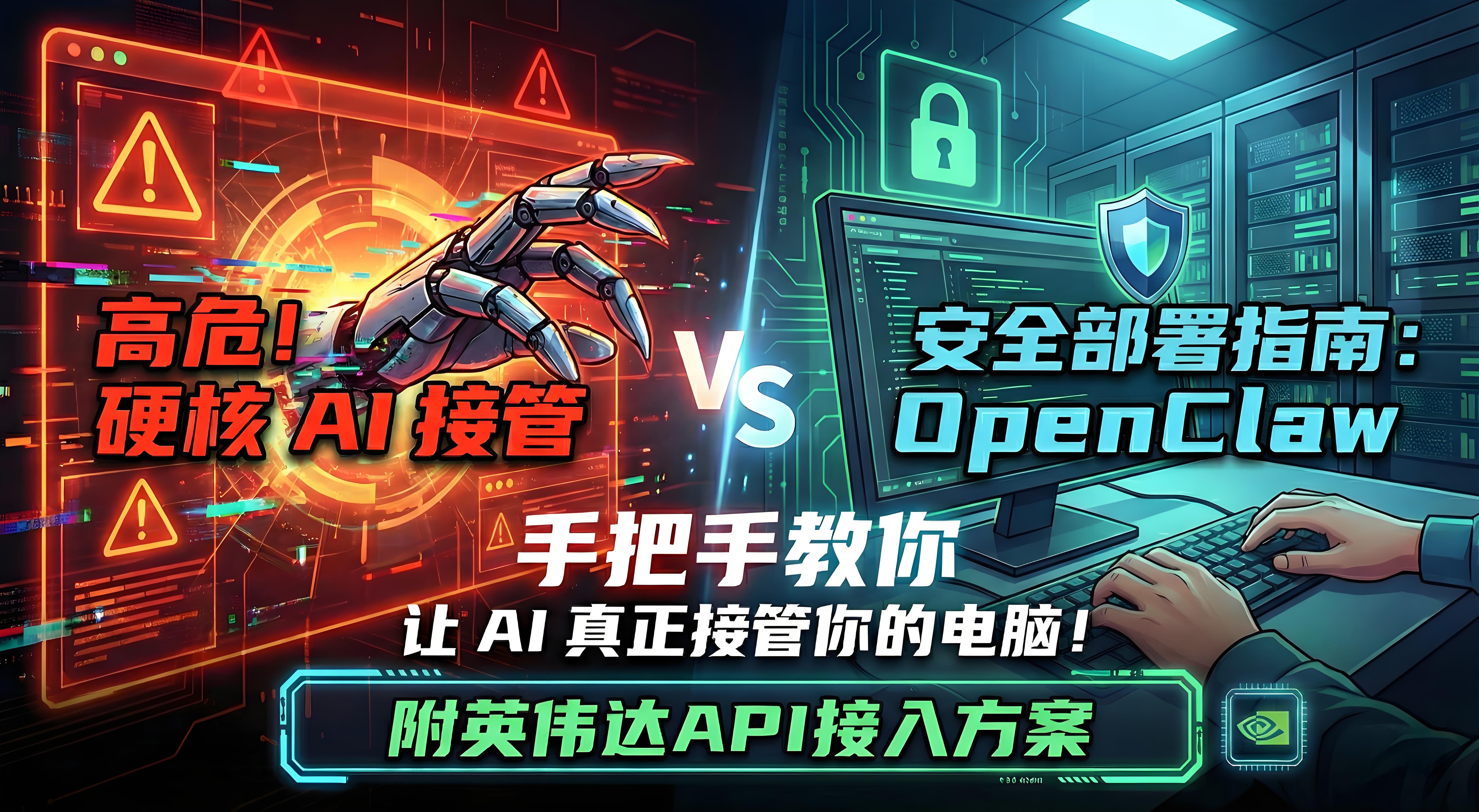 高危但硬核！手把手教你安全部署 OpenClaw，让 AI 真正接管你的电脑！
