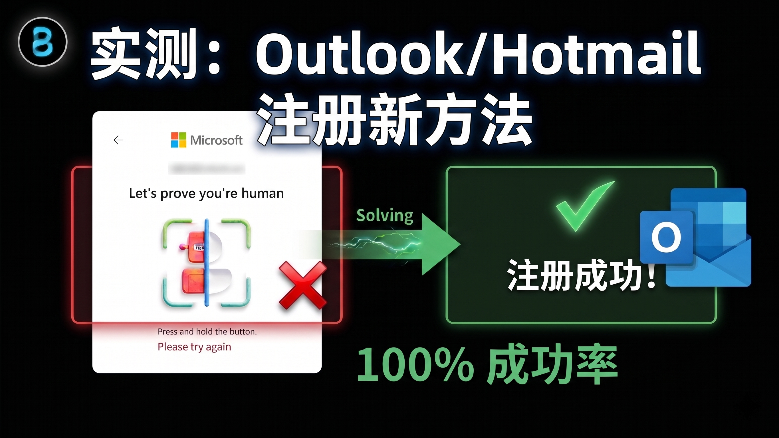 实测:Outlook/Hotmail 注册新方法,官方通道 100% 成功率